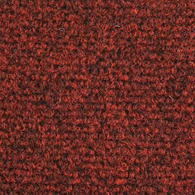 vidaXL Samoprzylepne nakładki na schody, 5 szt., czerwone, 65x21x4 cm