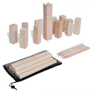 vidaXL Zestaw do gry w Kubb, drewno