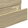 vidaXL Szafka pod umywalkę, dąb sonoma, 80x38,5x45 cm, płyta wiórowa