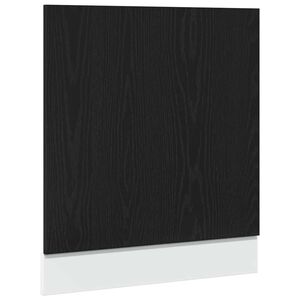 vidaXL Panel do zmywarki, "Lyon", czarny dąb, 60x1,5x67 cm