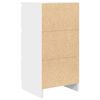 vidaXL Komoda Biała 37,5x35x76 cm Drewno klejone
