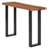vidaXL Stolik konsola z litego drewna suar, 110 x 35 x 75 cm