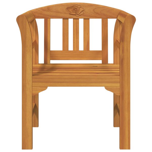 vidaXL Ławka R&oacute;żana Naturalny 68,5 x 46 x 82,5 cm Lite Drewno Akacji