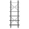 vidaXL Wysoki regał, szary beton 80x30x210 cm, materiał drewnopochodny