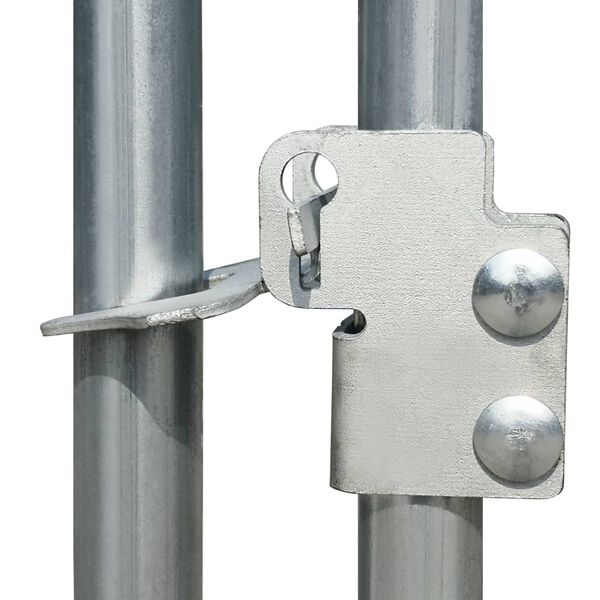 vidaXL Klatka zewnętrzna dla kurcząt, stal galwanizowana, 2x2x1,92 m