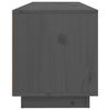 vidaXL Szafka pod TV, szara, 100x34x40 cm, lite drewno sosnowe