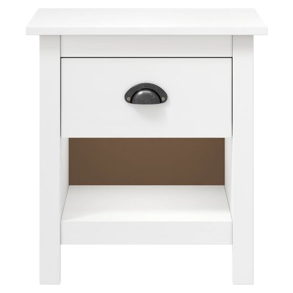 vidaXL Szafki nocne Hill, 2 szt., 46x35x49,5 cm, lita sosna