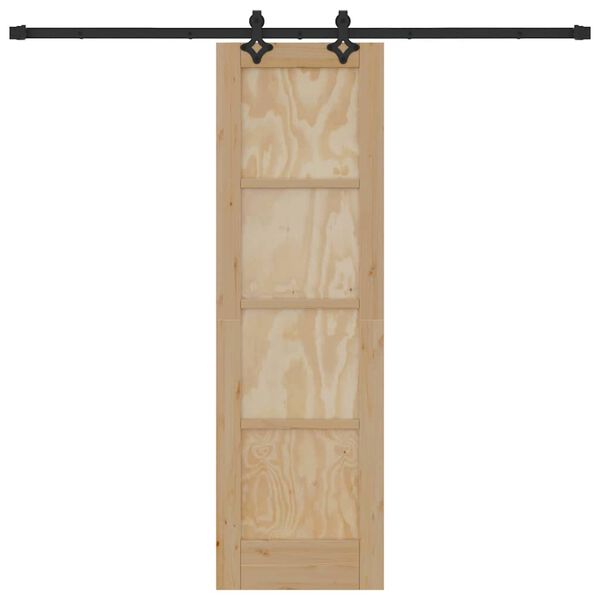 vidaXL Drzwi przesuwne ORKDAL Brązowy 61 x 198,5 cm