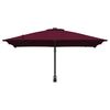 vidaXL Parasolka ogrodowa Bordeaux Czerwony 248,5 x 247,5 x 160 cm