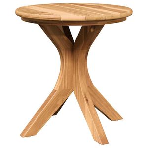 vidaXL Stolik boczny Brązowy 40 x 40 x 41 cm Lite drewno teakowe