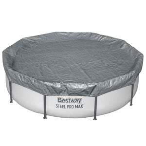 Bestway Pokrywa Basenowa &Oslash;3,05 m Okrągły Poliester Szary