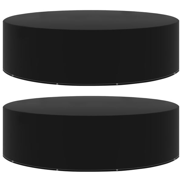 vidaXL Pokrowce na meble ogrodowe, 2 szt., 10 oczek, 205x90 cm