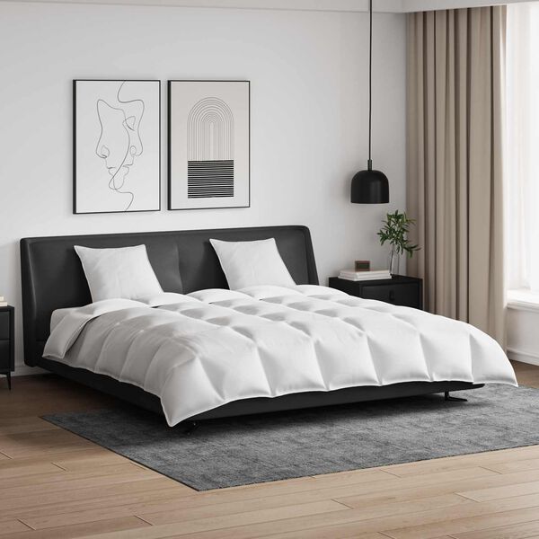 vidaXL Zestaw kołder z poduszką 3 pcs Biały Pi&oacute;ra down