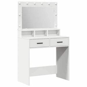 vidaXL Toaletka Biały 79 x 41 x 135 cm Drewno inżynieryjne