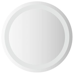 vidaXL Lustro łazienkowe z LED, okrągłe, 40 cm