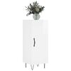 vidaXL Szafka, biała, połysk, 34,5x34x90 cm, materiał drewnopochodny
