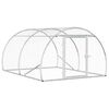vidaXL Kurnik srebrny 200 x 150 x 100 cm Stal ocynkowana