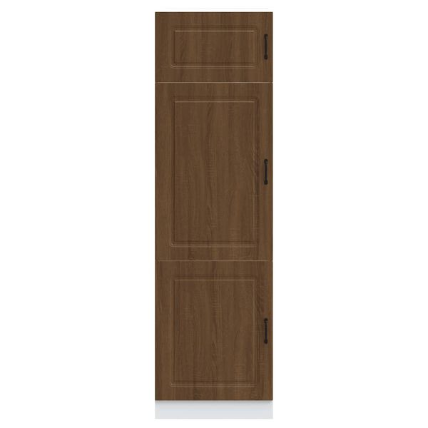 vidaXL Szafka kuchenna, Kalmar, brązowy dąb, materiał drewnopochodny