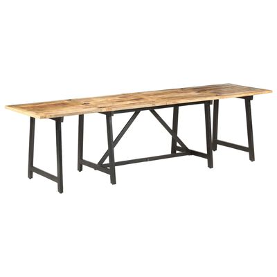 vidaXL Rozkładany stół do jadalni, 280x80x75 cm, lite drewno mango