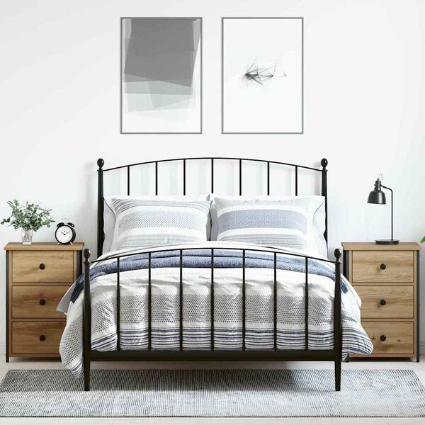 vidaXL Szafka Nocna z szufladą 2 pcs Brązowy 40 x 36 x 60 cm