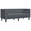 vidaXL Sofa Ciemnoszary 174 x 74,5 x 70,5 cm Aksamit