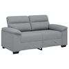 vidaXL Sofa 2-osobowa Jasnoszara 160x81x84 cm Tkanina