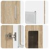 vidaXL Zestaw szafek RTV FLORIN Dąb Sonoma Materiał drewnopochodny