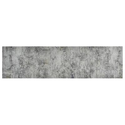 vidaXL Dywanik kuchenny, wzór betonu, 45x150 cm, aksamitny