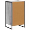 vidaXL Bufet Szary Sonoma 81 x 36 x 150.5 cm Materiał drewnopochodny