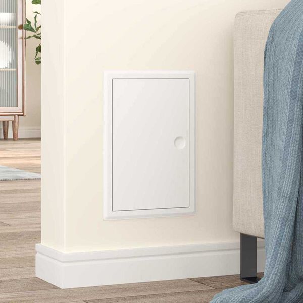 vidaXL Panel dostępu Biały 63 x 33 x 3 cm Stal