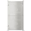 vidaXL Brama ogrodowa 100x175 cm Stal nierdzewna