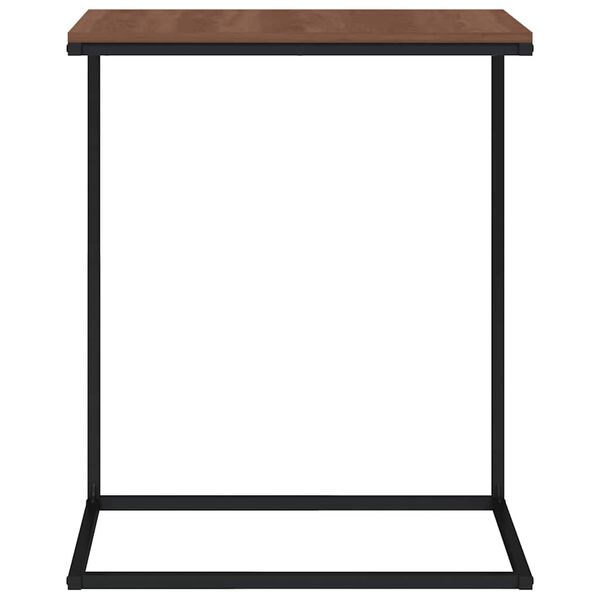 vidaXL Stolik boczny, czarny, 55x35x66 cm, materiał drewnopochodny