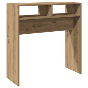 vidaXL Stolik konsolowy, dąb artisan, 78x30x80 cm