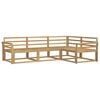 vidaXL Zestaw sof na zewnątrz 4 pcs Biały 250 x 170,5 x 73 cm