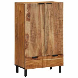 vidaXL Highboard Naturalny 60 x 33,5 x 100 cm Lite Drewno Akacji