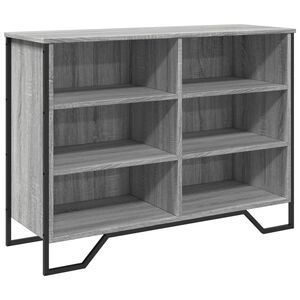 vidaXL Szafka, szary dąb sonoma, 101x35,5x74,5 cm