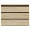 vidaXL Komoda, dąb sonoma, 80x41x58 cm, materiał drewnopochodny