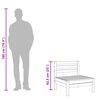vidaXL Ogrodowa sofa 3-osobowa, lite drewno daglezjowe