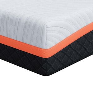 vidaXL Materac Biały i szary 80 x 160 cm Tkanina żakardowa