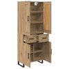 vidaXL Highboard z szufladą Dąb rzemieślniczy 69,5 x 34 x 180 cm