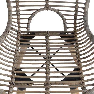 vidaXL Krzesła stołowe, 6 szt., brązowe, naturalny rattan