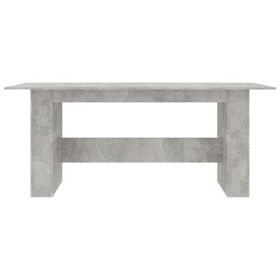 vidaXL Stół jadalniany, betonowy szary, 180x90x76 cm, płyta wiórowa