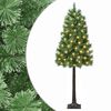 vidaXL Sztuczna choinka z zawiasami 120 cm 150 LED Ciepła biel