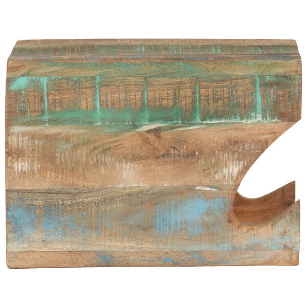 vidaXL Uchwyt ścienny na rower, 35x25x25 cm, lite drewno z odzysku