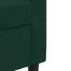 vidaXL 3-cz. zestaw wypoczynkowy z poduszkami, ciemnozielony, aksamit