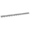 vidaXL Krawężnik do trawnika 30 pcs 102 x 4 x 4 cm Stal srebrny