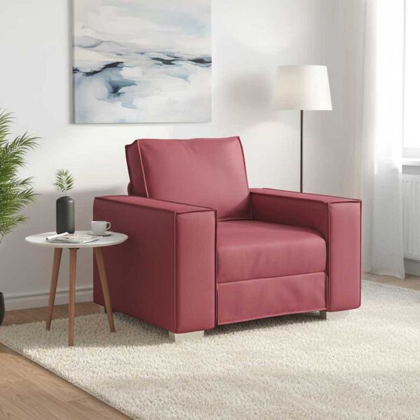 vidaXL Sofa Czerwone wino 99 x 80 x 84 cm tkanina