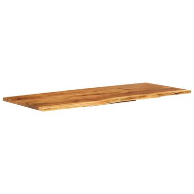 vidaXL Blat łazienkowy, lite drewno akacjowe, 140x52x2,5 cm