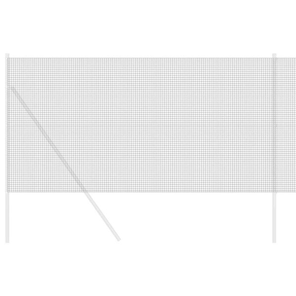 vidaXL Spawana siatka ogrodzeniowa Szary 1.2 x 50 m