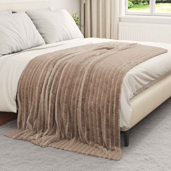 vidaXL Koce narzutowe 6 pcs Camel 200 x 150 cm Polar